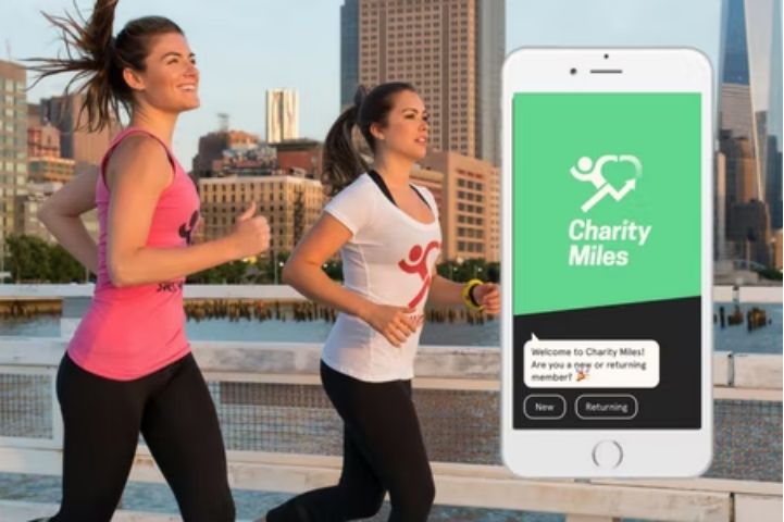 Charity Miles-best fitness apps