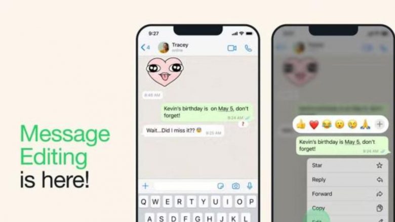 WhatsApp Now Lets You Edit Your Sent Messages