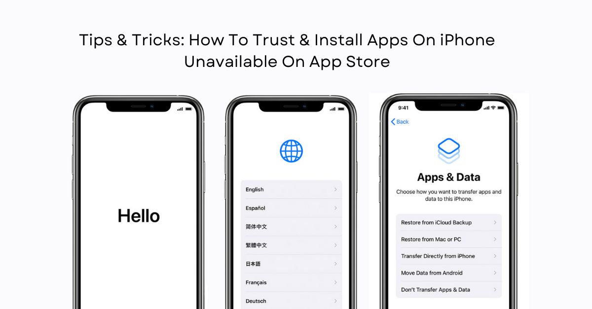 Tips And Tricks How To Trust & Install Apps On iPhone