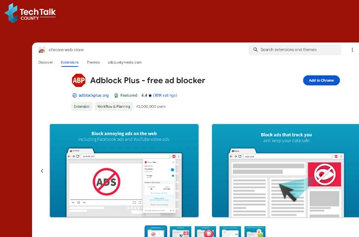Adblock Plus - Top Google Chrome Extension